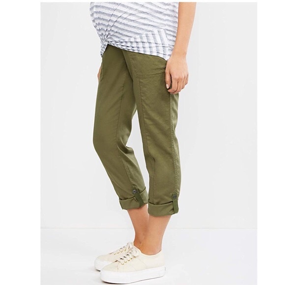 Motherhood Maternity Pants - Motherhood Maternity Roll Hem Convertible Pant S